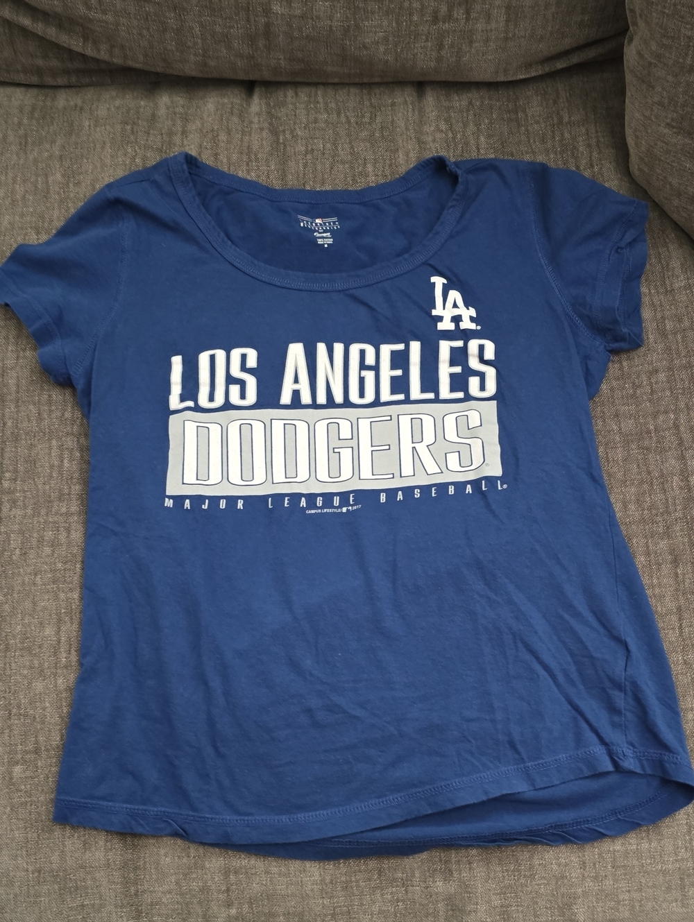 Genuine Merchandise Los Angeles Dodgers Blue Short Sleeve Tee